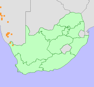 Distribution map