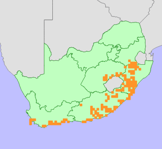 Distribution map