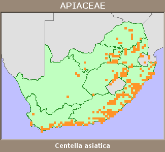 Distribution map