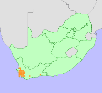 Distribution map