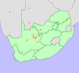 Distribution map