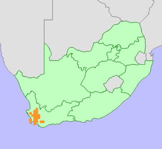 Distribution map