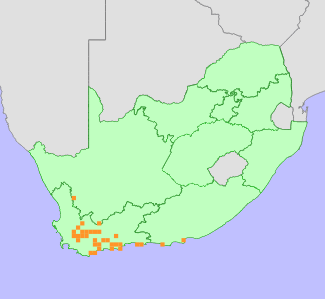 Distribution map