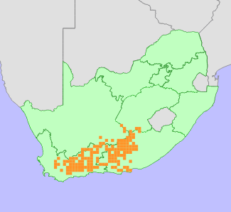 Distribution map