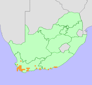 Distribution map