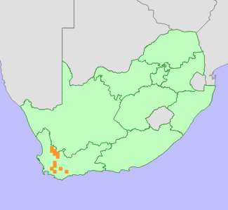 Distribution map