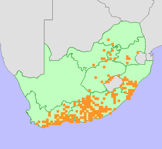 Distribution map