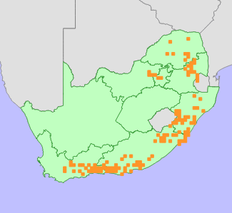 Distribution map