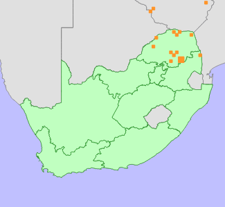Distribution map