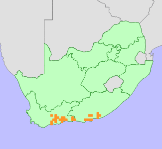 Distribution map