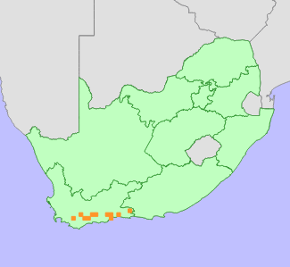 Distribution map