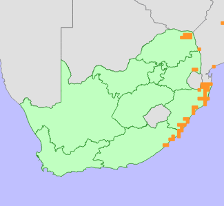 Distribution map