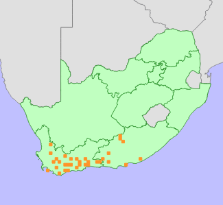 Distribution map