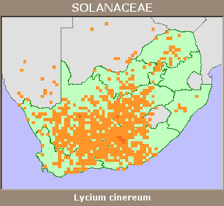 Distribution map