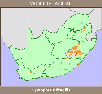 Distribution map