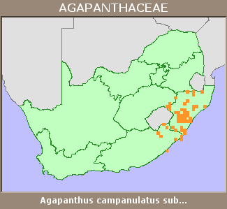 Distribution map