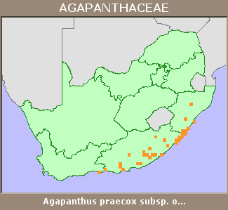 Distribution map