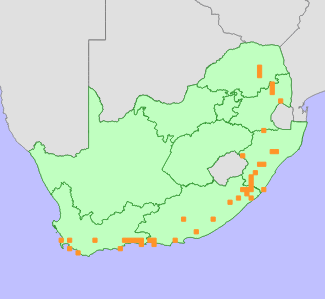 Distribution map