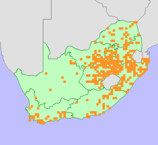 Distribution map