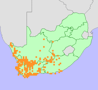 Distribution map