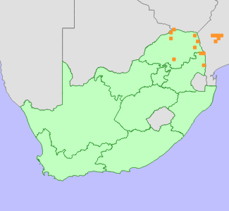 Distribution map