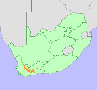 Distribution map