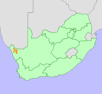 Distribution map