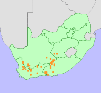 Distribution map