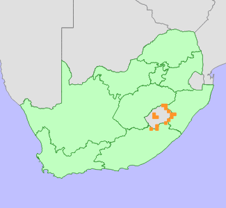 Distribution map