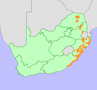 Distribution map