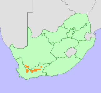Distribution map