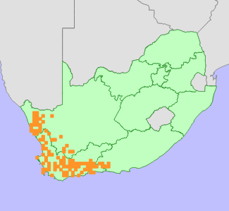 Distribution map