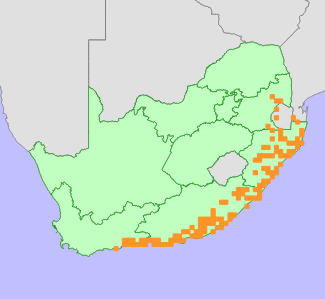 Distribution map