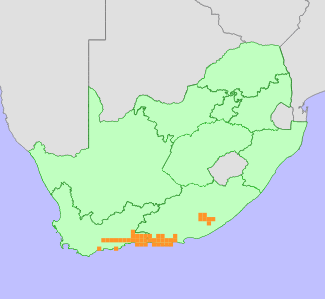 Distribution map
