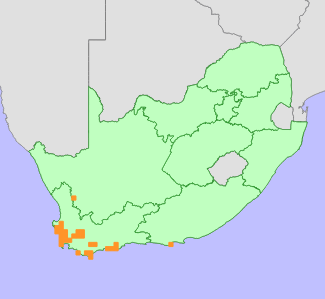 Distribution map