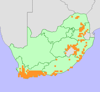 Distribution map