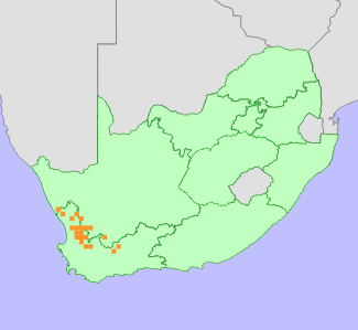 Distribution map