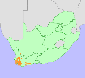 Distribution map