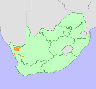 Distribution map