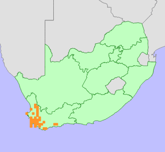 Distribution map