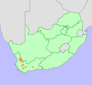 Distribution map