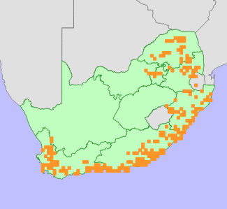 Distribution map