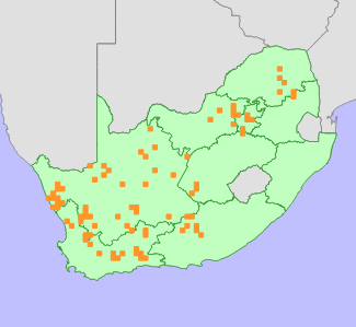 Distribution map