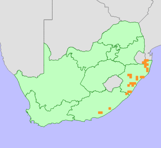 Distribution map