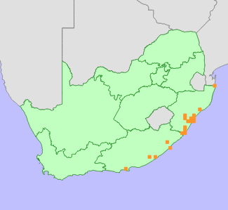 Distribution map