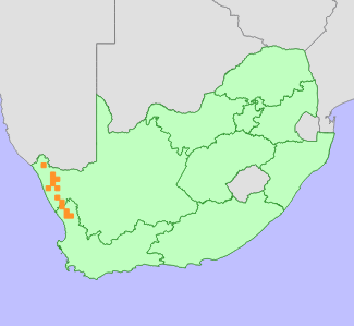 Distribution map