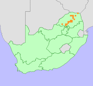 Distribution map