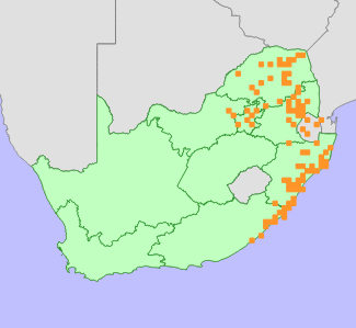 Distribution map