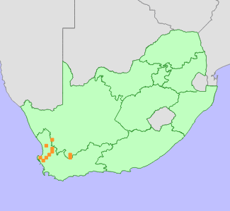 Distribution map