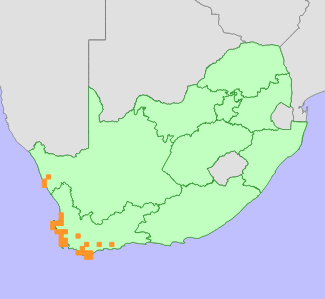 Distribution map